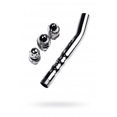 Металлический анальный душ с тремя насадками - ToyFa - купить с доставкой в Сыктывкаре