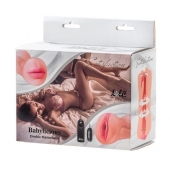 Двусторонний мастурбатор с вибропулей Satisfaction Babylicious - Lola Games - в Сыктывкаре купить с доставкой