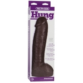 Большая насадка для трусиков Vac-U-Lock Realistic Hung - 31,7 см. - Doc Johnson - купить с доставкой в Сыктывкаре