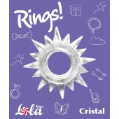 Прозрачное эрекционное кольцо Rings Cristal - Lola Games - в Сыктывкаре купить с доставкой