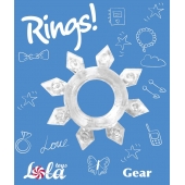 Прозрачное эрекционное кольцо Rings Gear - Lola Games - в Сыктывкаре купить с доставкой