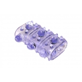 Фиолетовая насадка на пенис Rings Armour - Lola Games - в Сыктывкаре купить с доставкой