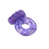 Фиолетовое эрекционное кольцо с вибрацией Rings Axle-pin - Lola Games - в Сыктывкаре купить с доставкой