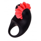 Чёрно-красное эрекционное виброкольцо Erotist - Erotist Adult Toys - в Сыктывкаре купить с доставкой