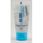 Интимная смазка на водной основе Glide - 30 мл. - HOT - купить с доставкой в Сыктывкаре