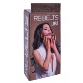 Кляп-трензель Lora с металлическими кольцами - Rebelts - купить с доставкой в Сыктывкаре
