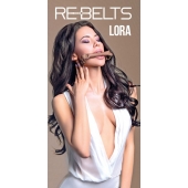 Кляп-трензель Lora с металлическими кольцами - Rebelts - купить с доставкой в Сыктывкаре