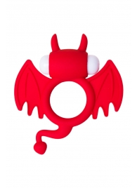 Красное эрекционное кольцо на пенис JOS COCKY DEVIL - JOS - в Сыктывкаре купить с доставкой