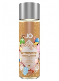 Смазка на водной основе Candy Shop Butterscotch с ароматом ирисок - 60 мл. - System JO - купить с доставкой в Сыктывкаре