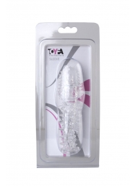 Прозрачная насадка с шишечками и шипами - 13,5 см. - Toyfa Basic - в Сыктывкаре купить с доставкой