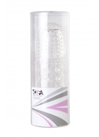 Прозрачная закрытая гелевая насадка - 13,5 см. - Toyfa Basic - в Сыктывкаре купить с доставкой