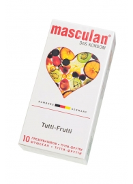 Жёлтые презервативы Masculan Ultra Tutti-Frutti с фруктовым ароматом - 10 шт. - Masculan - купить с доставкой в Сыктывкаре