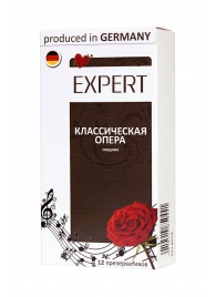 Гладкие презервативы Expert  Классическая опера  - 12 шт. - Expert - купить с доставкой в Сыктывкаре