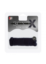 Чёрная веревка для связывания BONDX LOVE ROPE - 5 м. - Dream Toys - купить с доставкой в Сыктывкаре