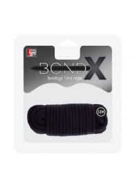 Черная веревка для связывания BONDX LOVE ROPE - 10 м. - Dream Toys - купить с доставкой в Сыктывкаре