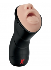 Мастурбатор-ротик Deep Throat Vibrating Stroker - Pipedream - в Сыктывкаре купить с доставкой