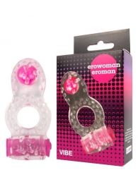 Прозрачное эрекционное кольцо Erowoman-Eroman - Erowoman-Eroman - в Сыктывкаре купить с доставкой