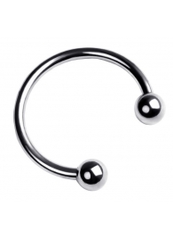 Серебристая подкова на головку пениса - ToyFa - купить с доставкой в Сыктывкаре