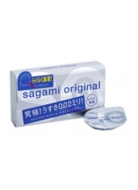 Ультратонкие презервативы Sagami Original QUICK - 6 шт. - Sagami - купить с доставкой в Сыктывкаре