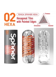 Мастурбатор SPINNER Hexa - Tenga - в Сыктывкаре купить с доставкой