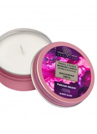 Массажная свеча  Райская вишня - БиоМед - купить с доставкой в Сыктывкаре