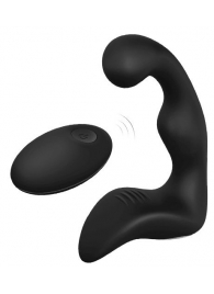 Черный вибромассажер простаты REMOTE BOOTY PLEASER - Dream Toys - в Сыктывкаре купить с доставкой