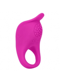 Ярко-розовое эрекционное виброкольцо Silicone Rechargeable Teasing Enhancer - California Exotic Novelties - в Сыктывкаре купить с доставкой