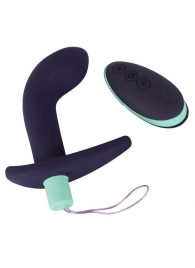 Темно-фиолетовый вибростимулятор простаты с пультом ДУ Remote Controlled Prostate Plug - Orion - в Сыктывкаре купить с доставкой