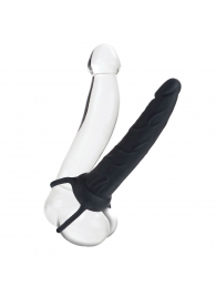 Насадка на пенис Silicone Love Rider Dual Penetrator для двойного проникновения - 14 см. - California Exotic Novelties - в Сыктывкаре купить с доставкой