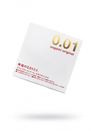 Супертонкий презерватив Sagami Original 0.01 - 1 шт. - Sagami - купить с доставкой в Сыктывкаре