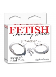 Металлические наручники Beginner s Metal Cuffs - Pipedream - купить с доставкой в Сыктывкаре