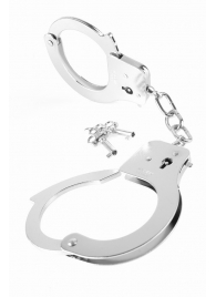 Металлические серебристые наручники Designer Metal Handcuffs - Pipedream - купить с доставкой в Сыктывкаре