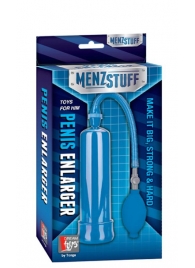 Синяя вакуумная помпа MENZSTUFF PENIS ENLARGER - Dream Toys - в Сыктывкаре купить с доставкой