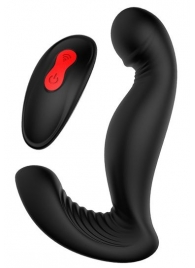 Черный вибромассажер простаты SWIRLING P-PLEASER - Dream Toys - в Сыктывкаре купить с доставкой