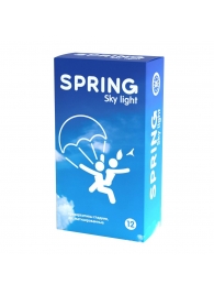 Ультратонкие презервативы SPRING SKY LIGHT - 12 шт. - SPRING - купить с доставкой в Сыктывкаре