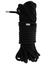 Черная веревка для бондажа BONDAGE ROPE - 10 м. - Dream Toys - купить с доставкой в Сыктывкаре