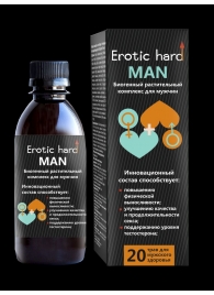 Мужской биогенный концентрат для усиления эрекции Erotic hard Man - 250 мл. - Erotic Hard - купить с доставкой в Сыктывкаре