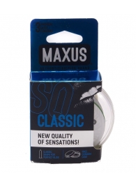 Классические презервативы в пластиковом кейсе MAXUS Classic - 3 шт. - Maxus - купить с доставкой в Сыктывкаре