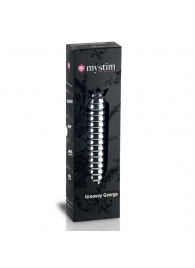 Рельефный фаллос для интенсивного электросекса Groovey George - 20 см. - MyStim - купить с доставкой в Сыктывкаре