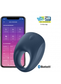 Эрекционное кольцо Satisfyer Strong One с возможностью управления через приложение - Satisfyer - в Сыктывкаре купить с доставкой