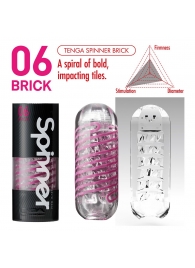 Мастурбатор SPINNER Brick - Tenga - в Сыктывкаре купить с доставкой