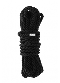 Черная веревка для шибари DELUXE BONDAGE ROPE - 5 м. - Dream Toys - купить с доставкой в Сыктывкаре