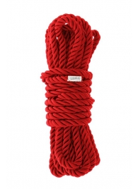 Красная веревка для шибари DELUXE BONDAGE ROPE - 5 м. - Dream Toys - купить с доставкой в Сыктывкаре