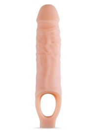 Телесный реалистичный фаллоудлинитель 9 Inch Silicone Cock Sheath Penis Extender - 22,86 см. - Blush Novelties - в Сыктывкаре купить с доставкой