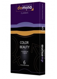 Разноцветные презервативы DOMINO Colour Beauty - 6 шт. - Domino - купить с доставкой в Сыктывкаре