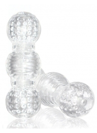 Прозрачный фигурный мастурбатор Master Stroker - Blush Novelties - в Сыктывкаре купить с доставкой