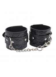 Черные наручники Be good Wrist Cuffs - Chisa - купить с доставкой в Сыктывкаре