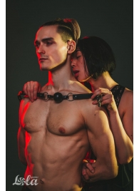 Черный кляп Love Addict на замочке - Lola Games - купить с доставкой в Сыктывкаре