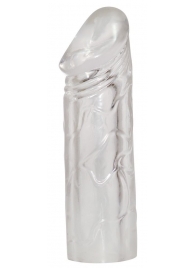 Удлиняющая насадка на пенис Mega Dick Sleeve Transparent - Orion - в Сыктывкаре купить с доставкой