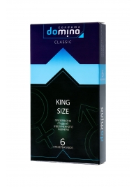 Презервативы увеличенного размера DOMINO Classic King size - 6 шт. - Domino - купить с доставкой в Сыктывкаре